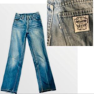 Levi's Light Blue Ankle & Cropped Jeans vintage